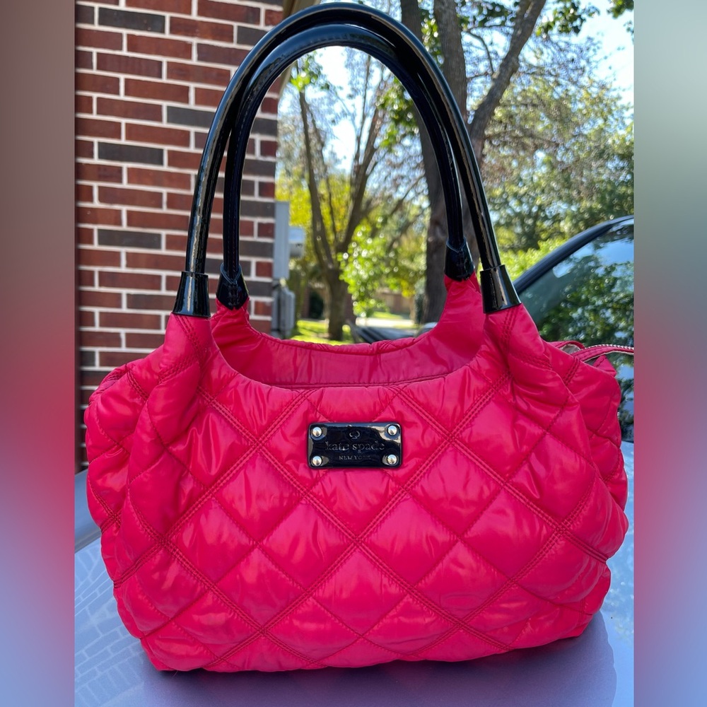Kate Spade Quilted Red Hand/Shoulder Bag
